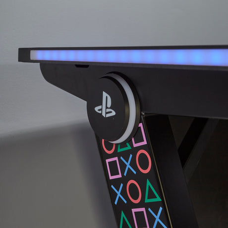 Sony Playstation® Borealis Aluminium Carbon Gaming Tisch