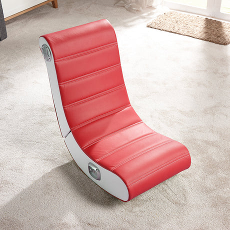 Play 2.0 Audio Floor Rocker Gaming Bodensessel - Rot