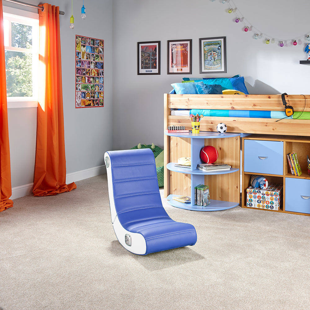Play 2.0 Audio Floor Rocker Gaming Bodensessel - Blau