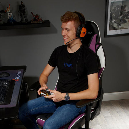 Agility eSports Gaming Bürostuhl - Lila - X Rocker EU