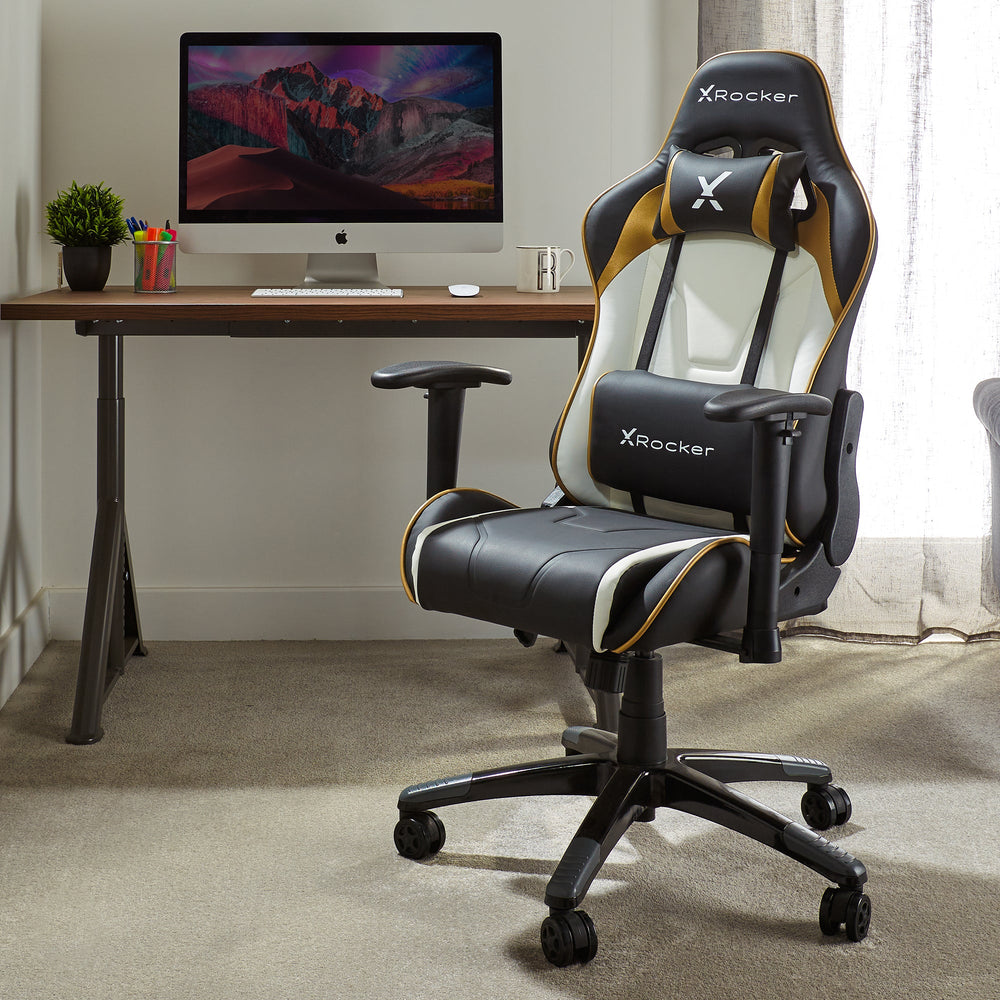 Agility Compact eSports Gaming Bürostuhl für Teenager - Gold