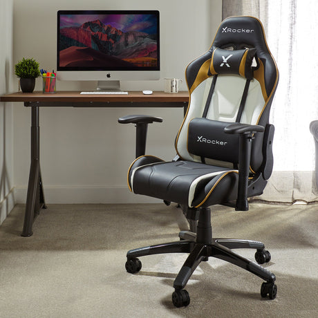 Agility Compact eSports Gaming Bürostuhl für Teenager - Gold