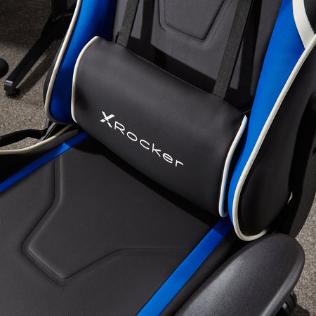 Agility Compact eSports Gaming Bürostuhl für Teenager - Blau - X Rocker EU