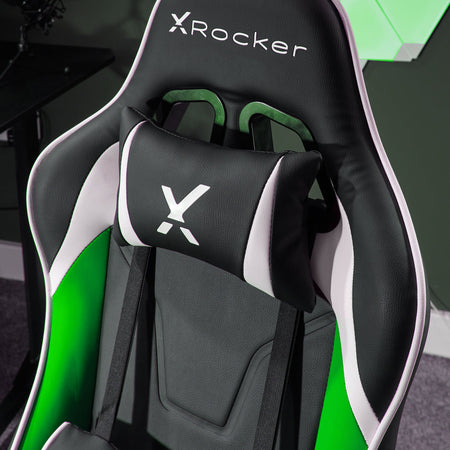 Agility Compact eSports Gaming Bürostuhl für Teenager - Grün - X Rocker EU