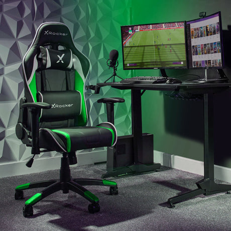 Agility Compact eSports Gaming Bürostuhl für Teenager - Grün