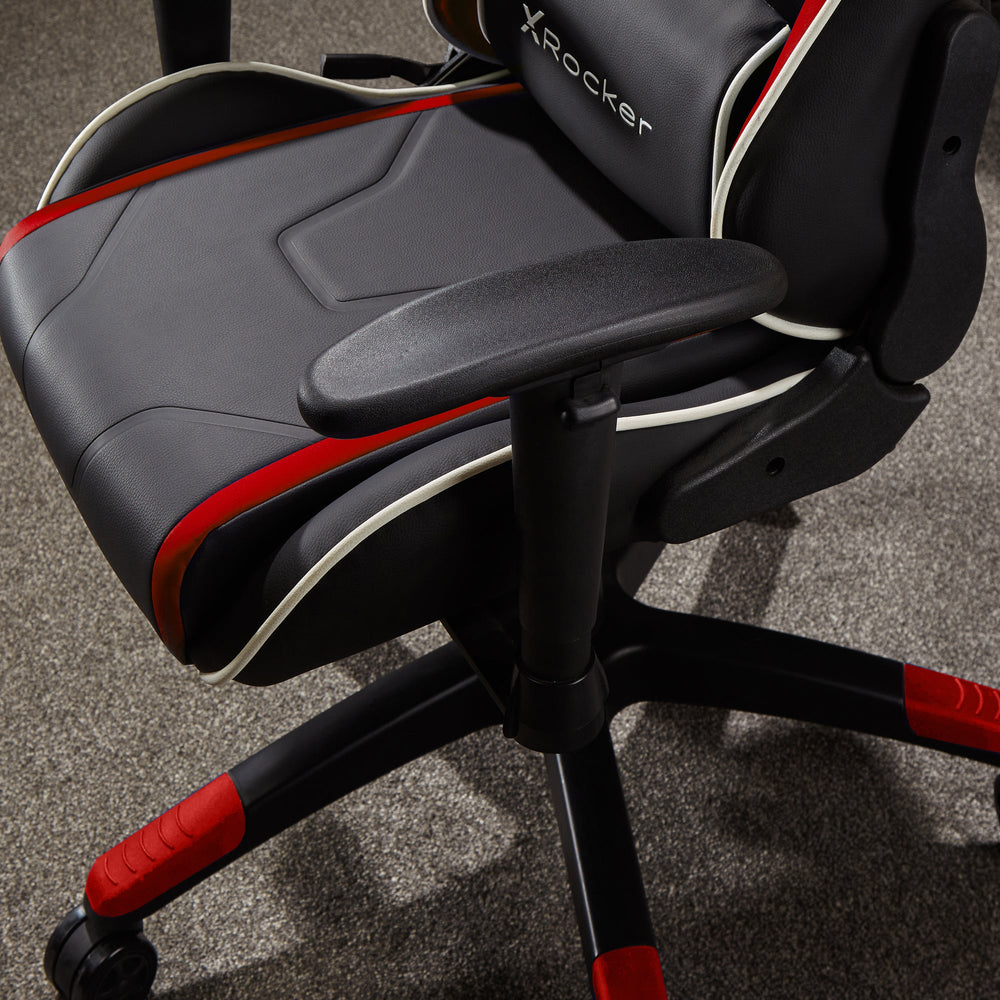 Agility Compact eSports Gaming Bürostuhl für Teenager - Rot - X Rocker EU