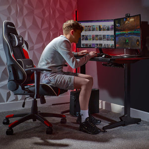 Agility Compact eSports Gaming Bürostuhl für Teenager - Rot