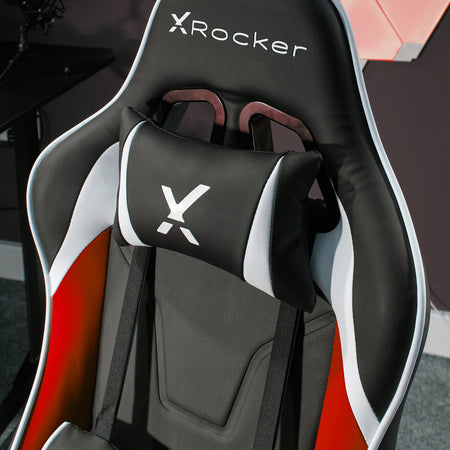 Agility Compact eSports Gaming Bürostuhl für Teenager - Rot - X Rocker EU