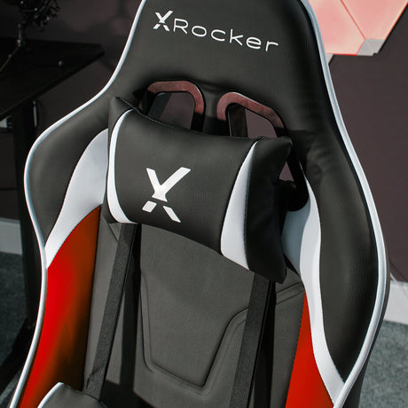 Agility Compact eSports Gaming Bürostuhl für Teenager - Rot - X Rocker EU