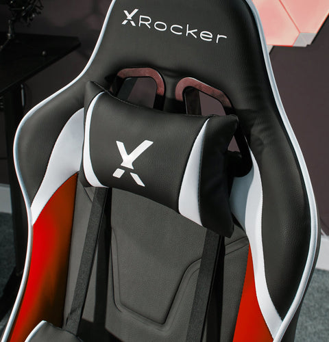 Agility Compact eSports Gaming Bürostuhl für Teenager - Rot - X Rocker EU
