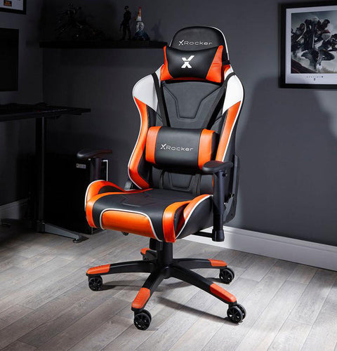 Agility eSports Gaming Bürostuhl - Orange - X Rocker EU