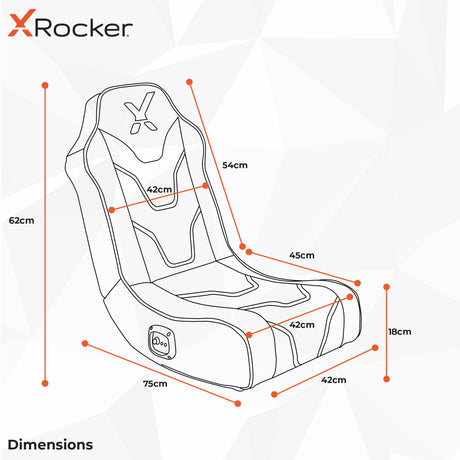 Chimera RGB 2.0 Neo Motion™ LED Floor Rocker Gaming Bodensessel - X Rocker EU