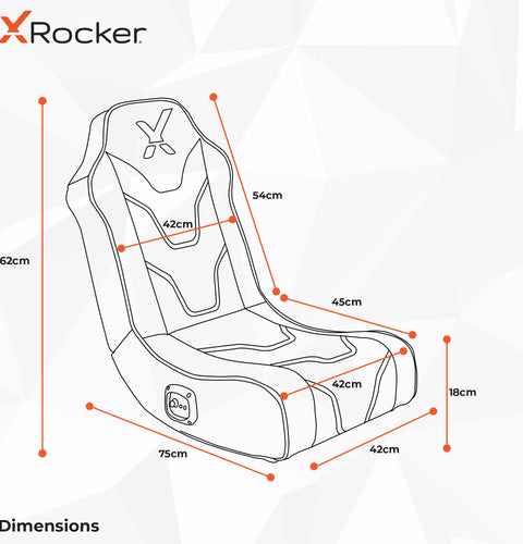 Chimera RGB 2.0 Neo Motion™ LED Floor Rocker Gaming Bodensessel - X Rocker EU