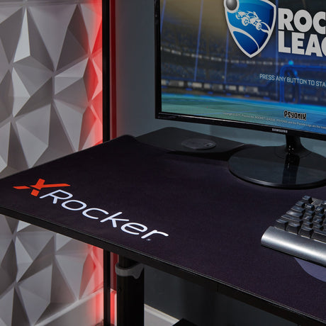 Cougar XL Höhenverstellbarer Ultra Wide Aluminium Carbon Gaming Tisch - X Rocker EU