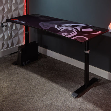 Cougar XL Höhenverstellbarer Ultra Wide Aluminium Carbon Gaming Tisch - X Rocker EU