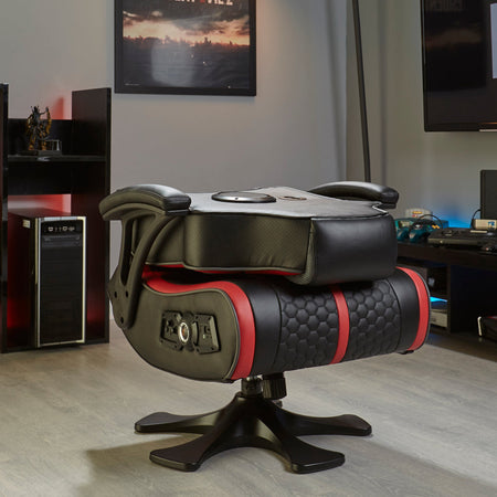 Evora 2.1 Gaming & Entertainment Sessel - Schwarz/Rot - X Rocker EU