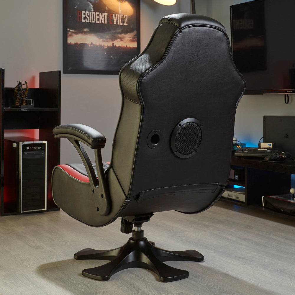 Evora 2.1 Gaming & Entertainment Sessel - Schwarz/Rot - X Rocker EU