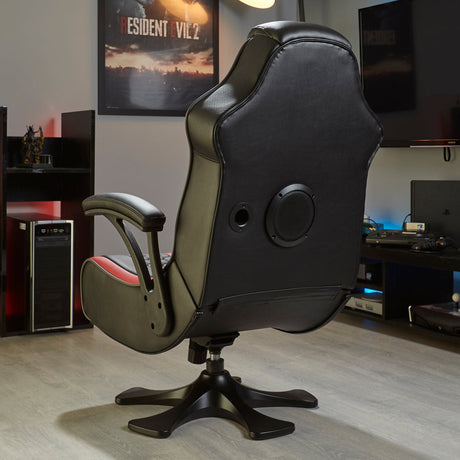 Evora 2.1 Gaming & Entertainment Sessel - Schwarz/Rot - X Rocker EU