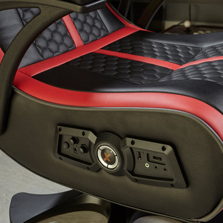 Evora 2.1 Gaming & Entertainment Sessel - Schwarz/Rot - X Rocker EU