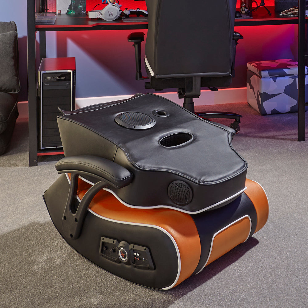 G-Force 2.1 Audio Floor Rocker Gaming Bodensessel - Orange
