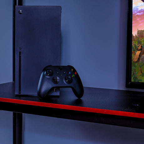 HQ Gaming Hochbett mit XL Schreibtisch & Leiter - X Rocker EU