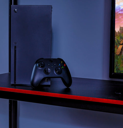 HQ Gaming Hochbett mit XL Schreibtisch & Leiter - X Rocker EU