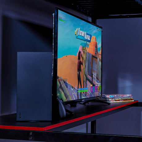 HQ Gaming Hochbett mit XL Schreibtisch & Leiter - X Rocker EU