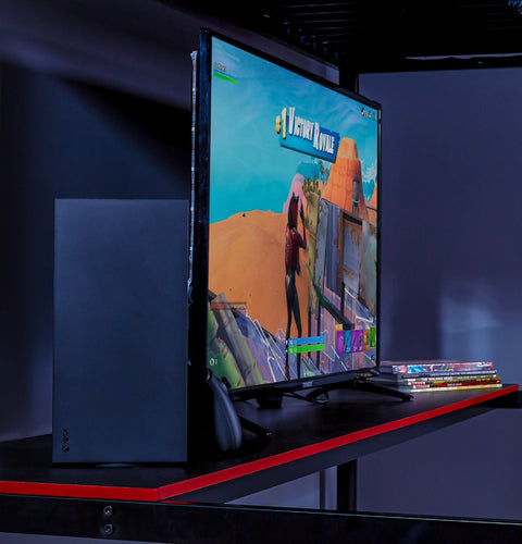 HQ Gaming Hochbett mit XL Schreibtisch & Leiter - X Rocker EU