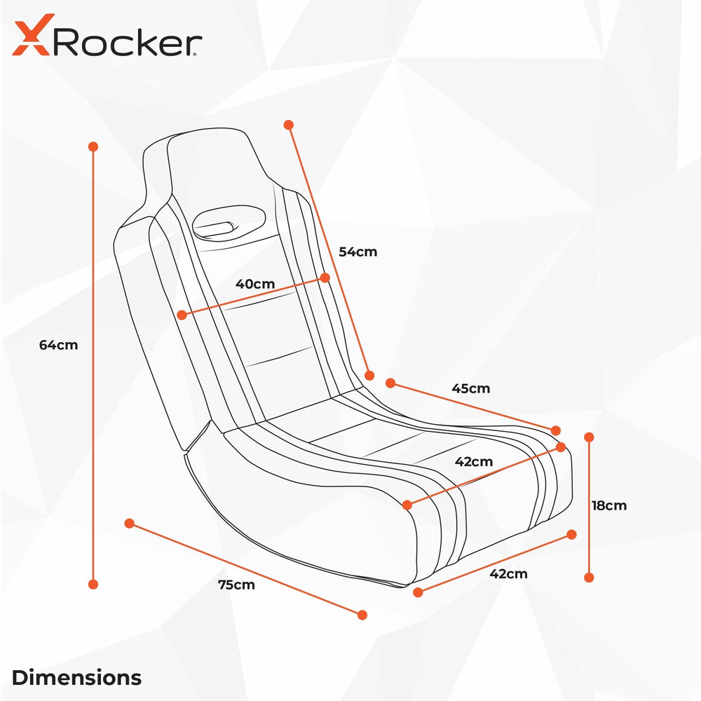 Hydra 2.0 Audio Floor Rocker Gaming Bodensessel - Grün