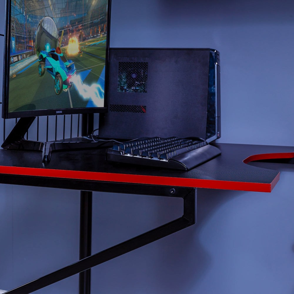 Icarus XL Gaming Hochbett mit Schreibtisch & Leiter - X Rocker EU