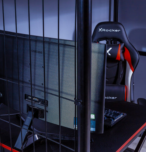 Icarus XL Gaming Hochbett mit Schreibtisch & Leiter - X Rocker EU