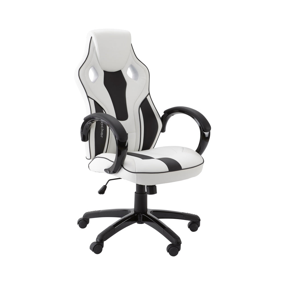 Maverick Gaming Bürostuhl für Teenager - Weiß/Schwarz - X Rocker EU