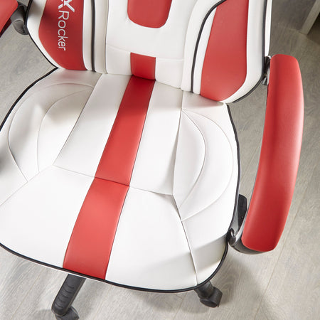 Maverick Gaming Bürostuhl für Teenager - Weiß/Rot
