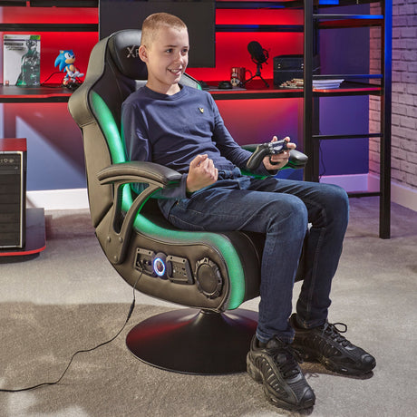 Monsoon RGB 4.1 Gaming & Entertainment Sessel mit Neo Motion™ Beleuchtung - X Rocker EU