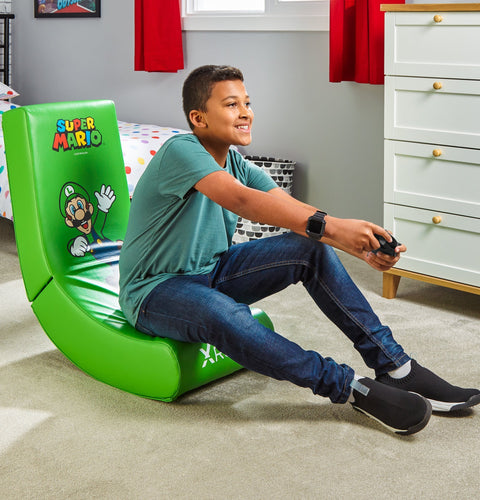 Nintendo Super Mario™ Floor Rocker Gaming Bodensessel - Luigi - Joy Edition - X Rocker EU