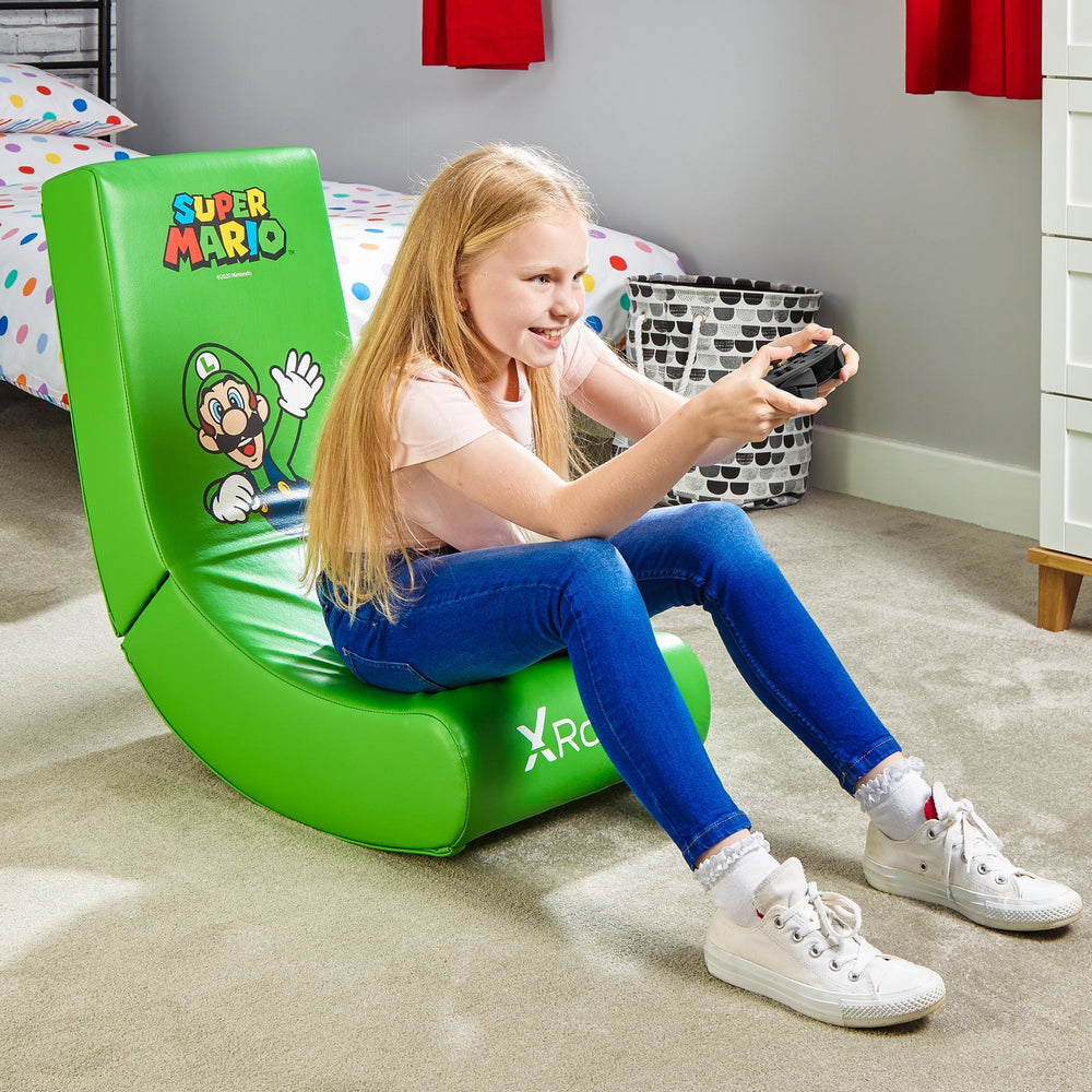 Nintendo Super Mario™ Floor Rocker Gaming Bodensessel - Luigi - Joy Edition