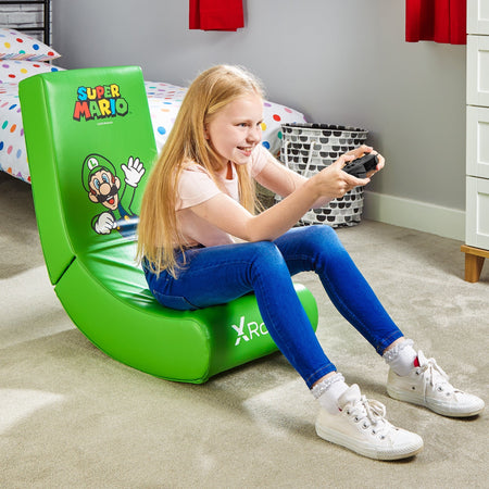 Nintendo Super Mario™ Floor Rocker Gaming Bodensessel - Luigi - Joy Edition - X Rocker EU