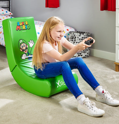Nintendo Super Mario™ Floor Rocker Gaming Bodensessel - Luigi - Joy Edition - X Rocker EU