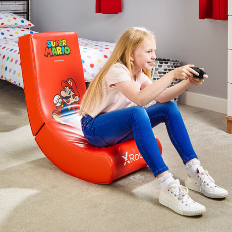 Nintendo Super Mario™ Floor Rocker Gaming Bodensessel - Mario - Joy Edition - X Rocker EU