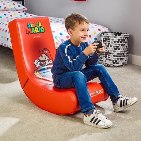 Nintendo Super Mario™ Floor Rocker Gaming Bodensessel - Mario - Joy Edition - X Rocker EU