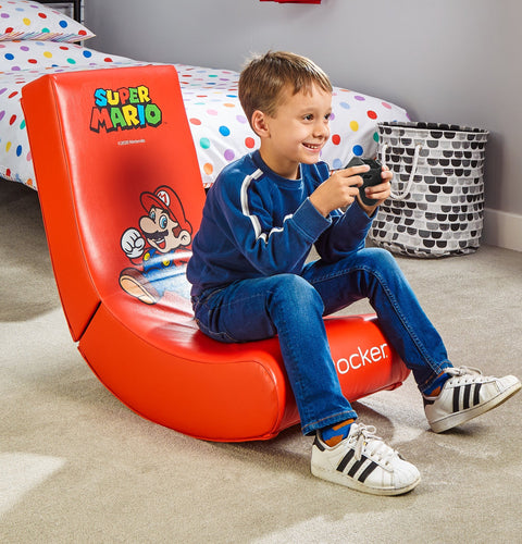 Nintendo Super Mario™ Floor Rocker Gaming Bodensessel - Mario - Joy Edition - X Rocker EU