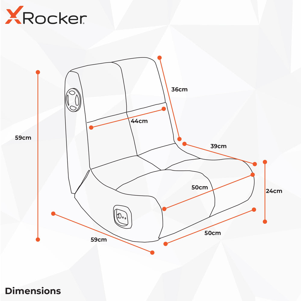 PlayPad 2.0 Audio Floor Rocker Gaming Bodensessel - Grün