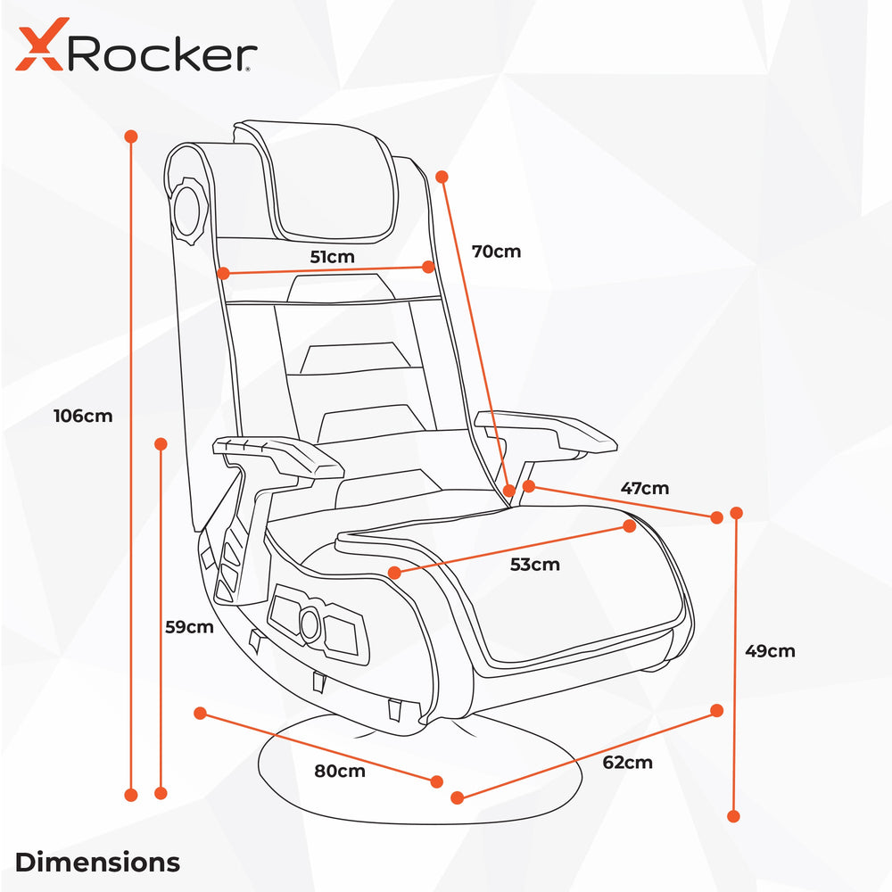 Pro 4.1 Gaming & Entertainment Sessel - X Rocker EU