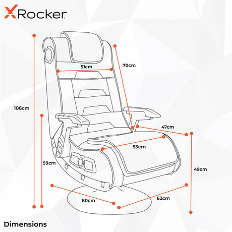 Pro 4.1 Gaming & Entertainment Sessel - X Rocker EU