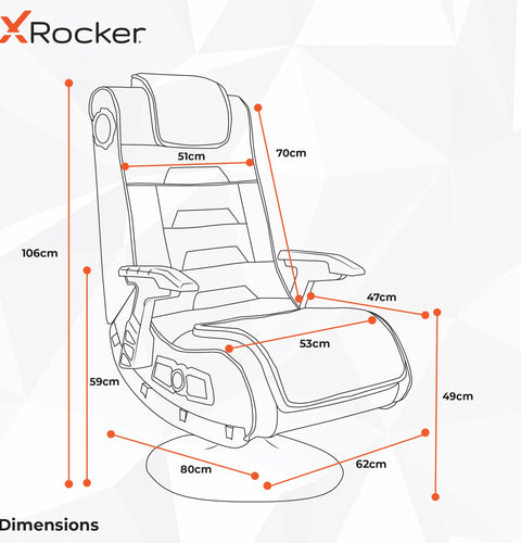Pro 4.1 Gaming & Entertainment Sessel - X Rocker EU