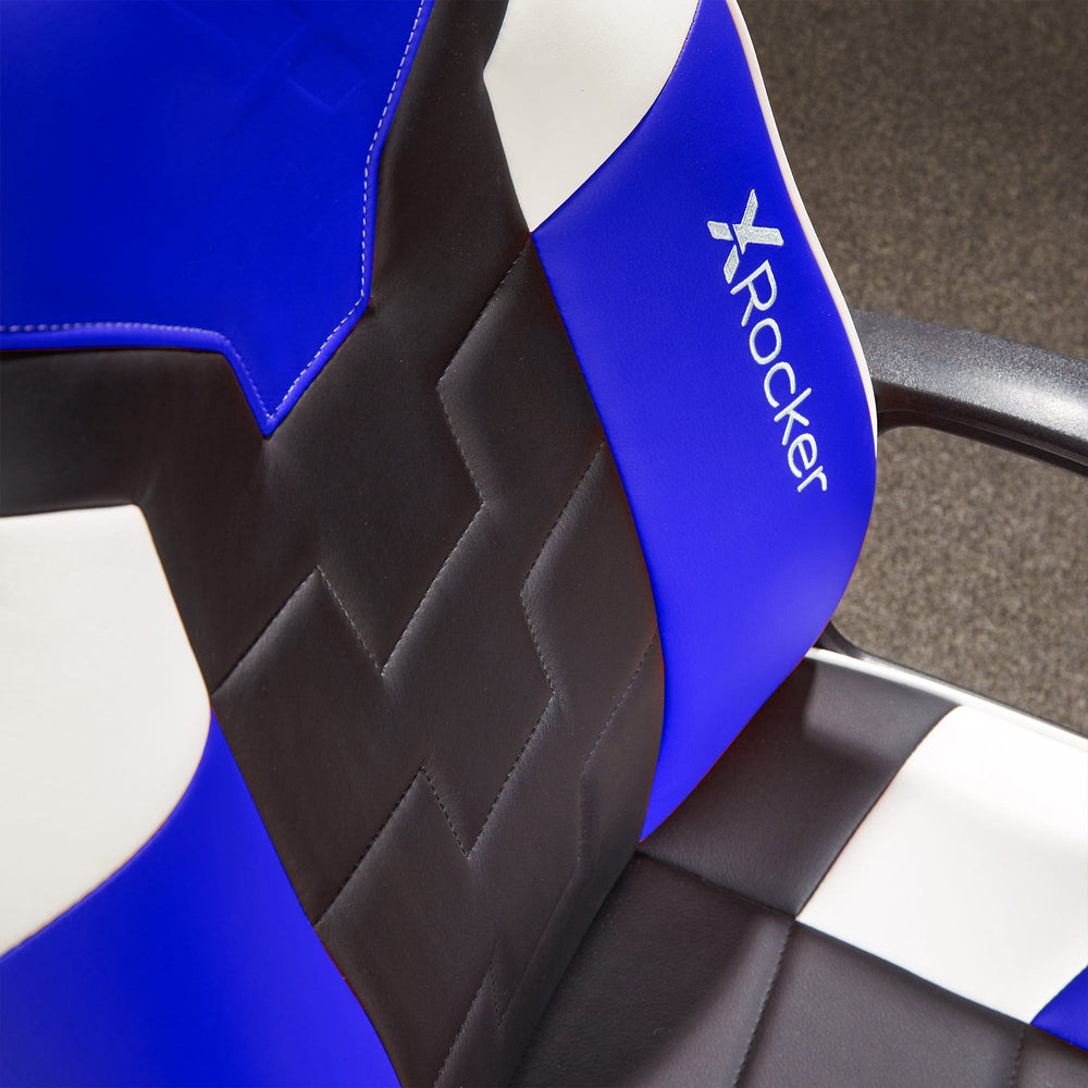 Saturn Gaming Bürostuhl für Teenager - Blau - X Rocker EU