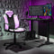 Saturn Gaming Bürostuhl für Teenager - Pink/Hellblau