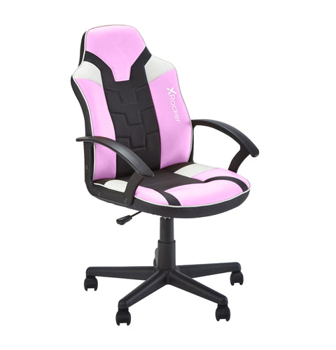 Saturn Gaming Bürostuhl für Teenager - Pink/Hellblau - X Rocker EU