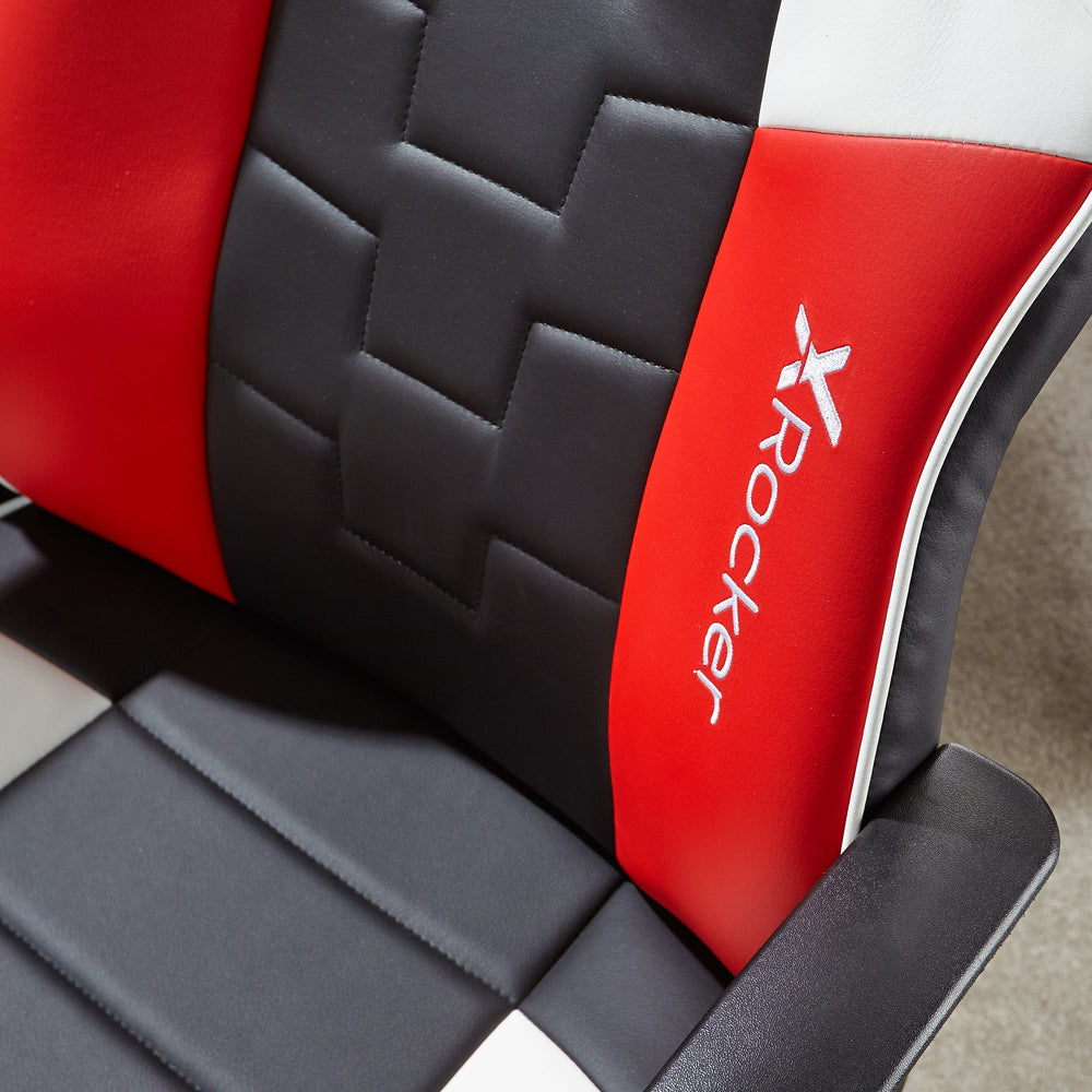 Saturn Gaming Bürostuhl für Teenager - Rot - X Rocker EU
