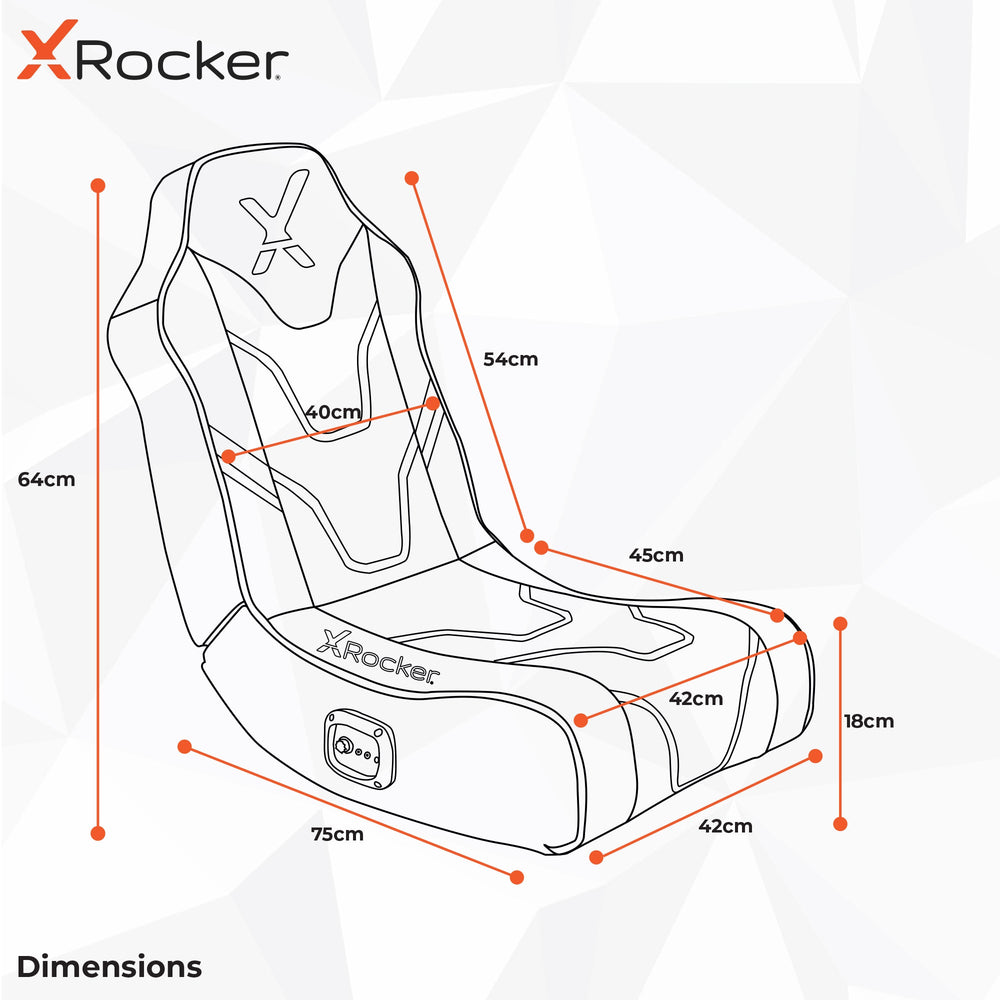 Shadow 2.0 Audio Floor Rocker Gaming Bodensessel - Gold